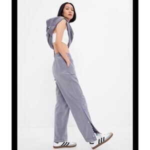 GapFit Fleece-Lined Track Pants Storm Grey Women's XL Tall NWT Activewear